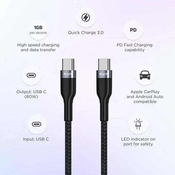 Data Cable C-C Type (6 Month Warranty)